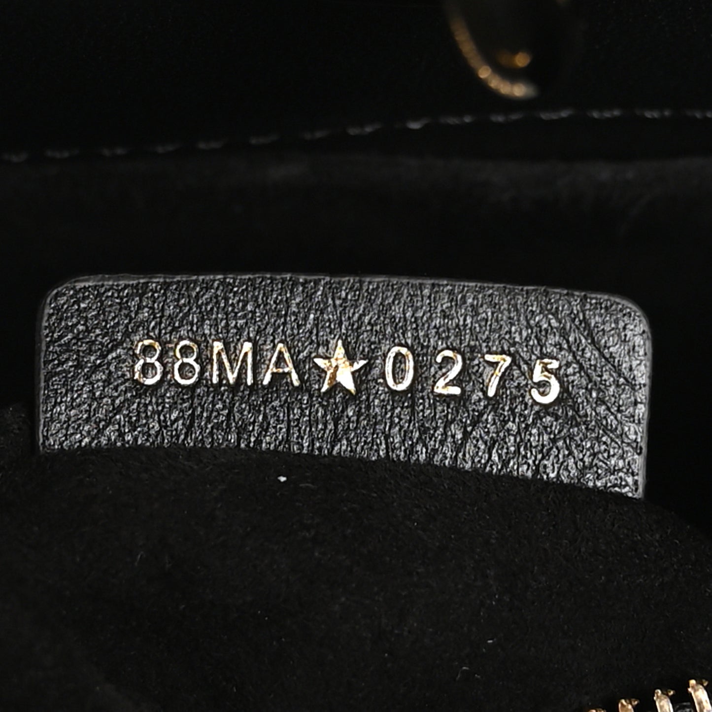 Lambskin Cannage Small My ABCDior Lady Dior Black