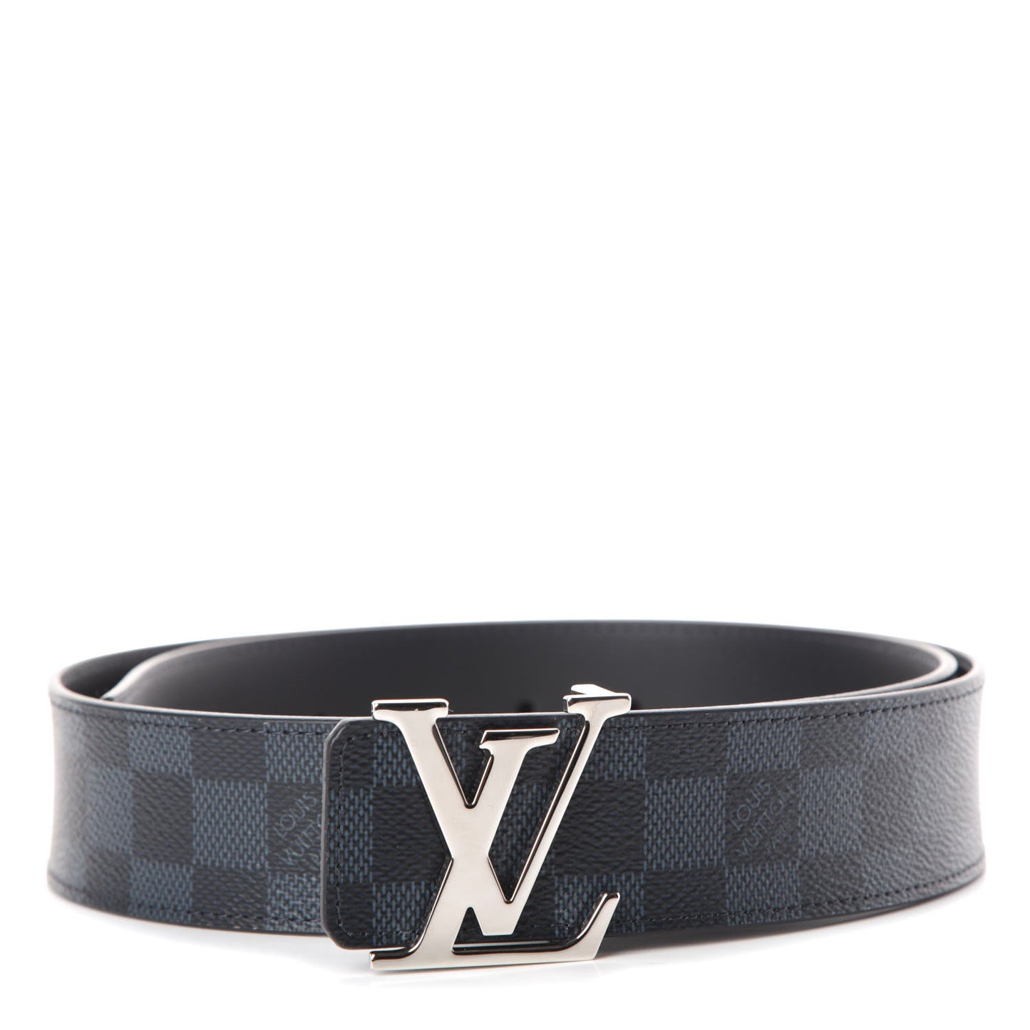Damier Cobalt 40mm LV Initiales Belt 90 36