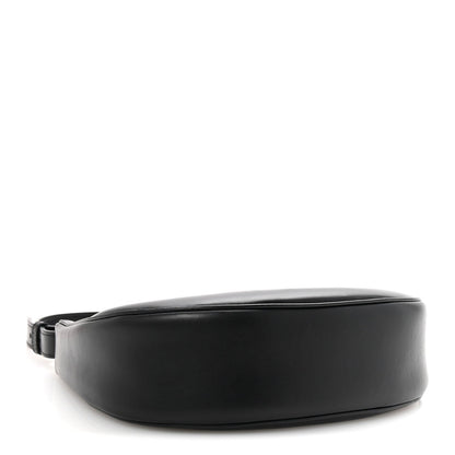 Celine Smooth Calfskin Medium Strap Ava Triomphe Shoulder Bag Black 4 of 10