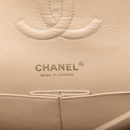 Chanel Caviar Quilted Medium Double Flap Beige Clair 6 of 10