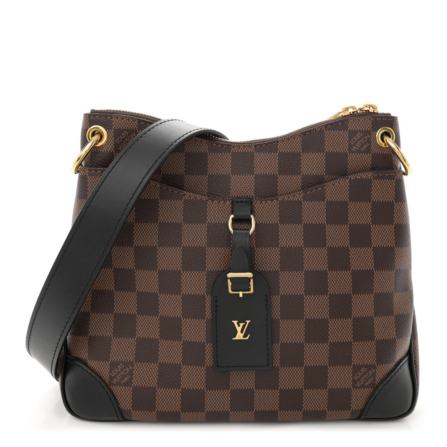Louis Vuitton Damier Ebene Odeon PM Black 1 of 10