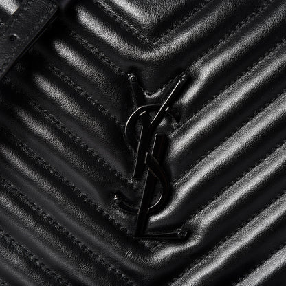 Saint Laurent Calfskin Matelasse Monogram Lou Camera Bag Black 10 of 10