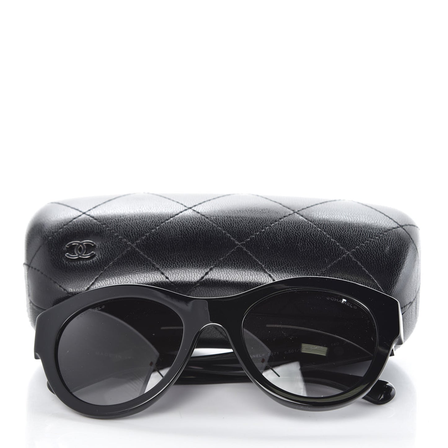 Acetate Butterfly Sunglasses 5371 Black