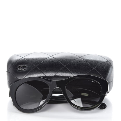 Chanel Acetate Butterfly Sunglasses 5371 Black 8 of 8