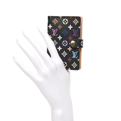 Louis Vuitton Monogram Multicolor Carnet de Bal Mini Agenda Cover Black 2 of 7