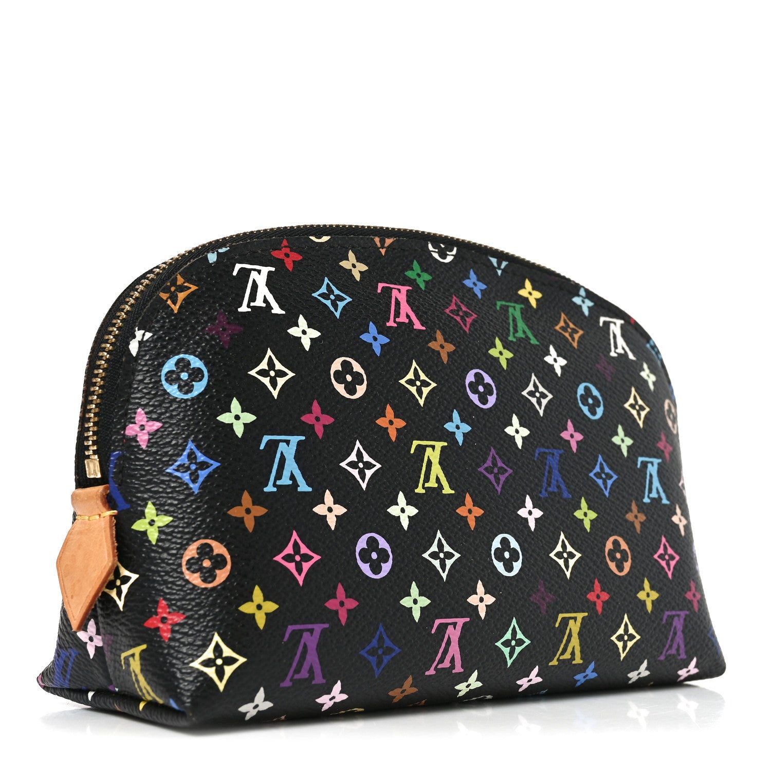 Louis Vuitton Monogram Multicolor Cosmetic Pouch Black Grenade 3 of 8