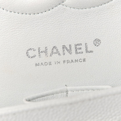 Chanel Caviar Quilted Medium Double Flap White 6 of 16