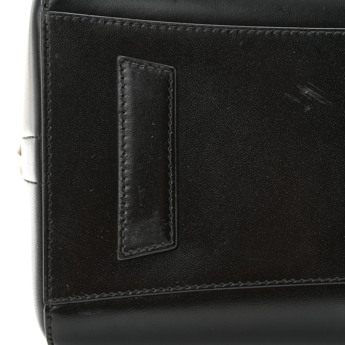 Shiny Lord Calfskin Small Antigona Black