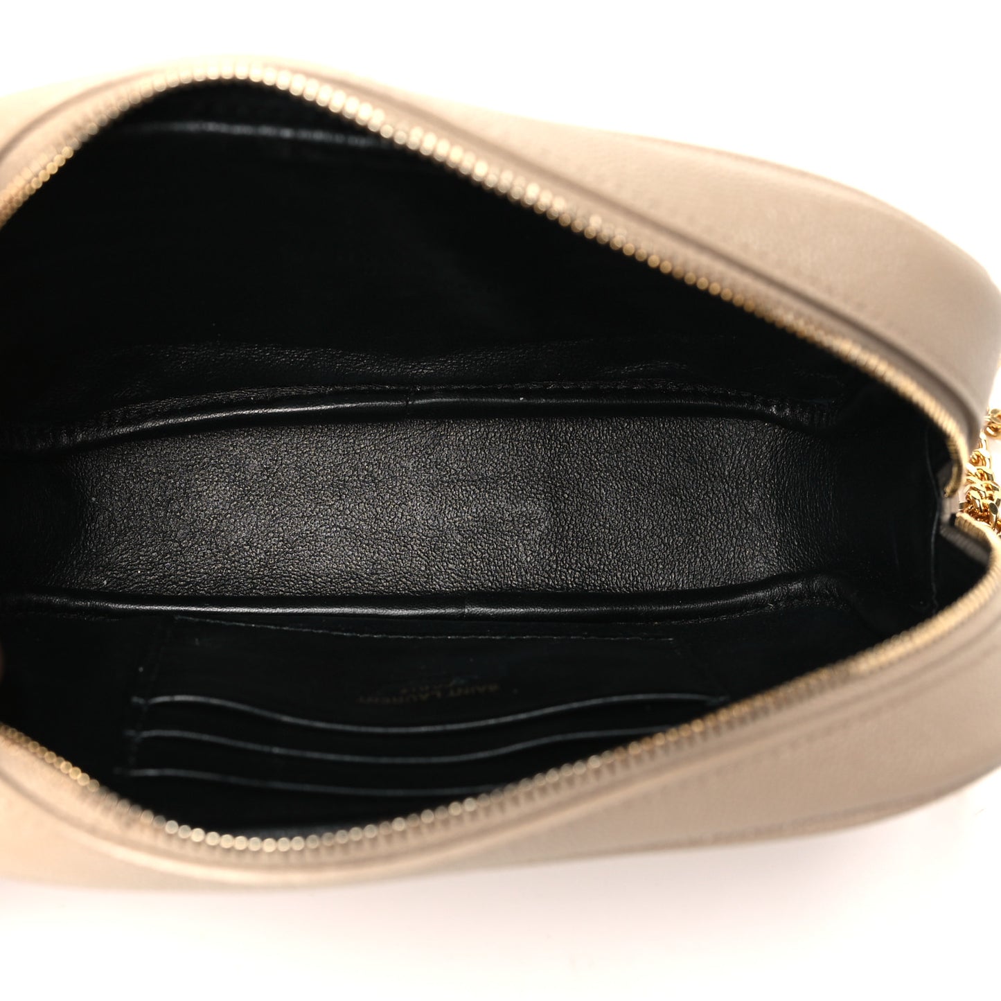 Grain De Poudre Matelasse Monogram Mini Lou Camera Bag Dark Beige