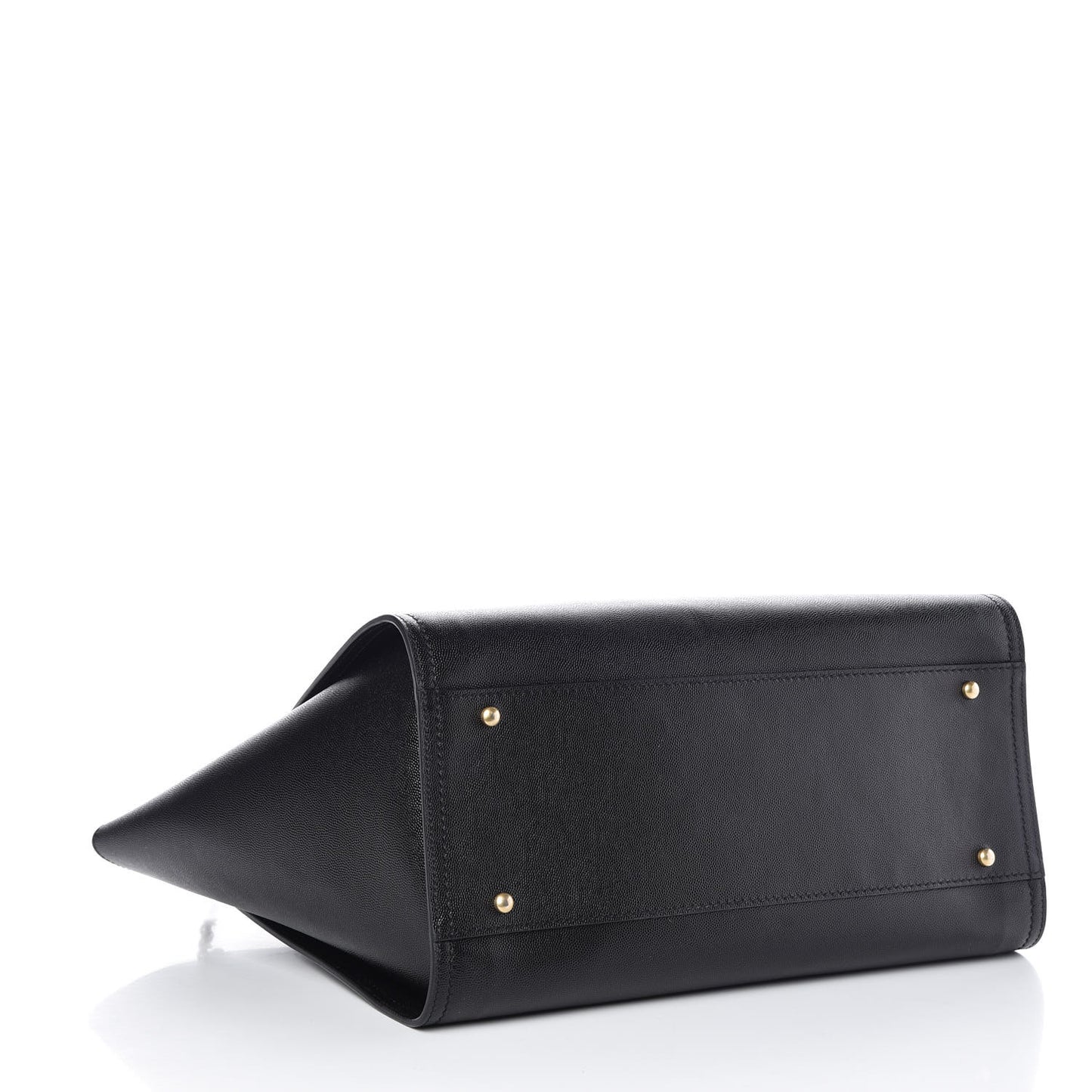 Caviar Medium Studded Deauville Tote Black