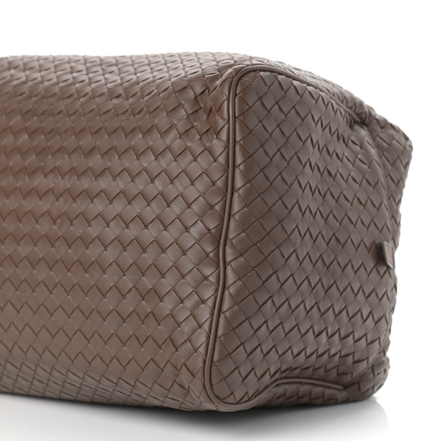 Bottega Veneta Nappa Intrecciato Boston Brown 9 of 10