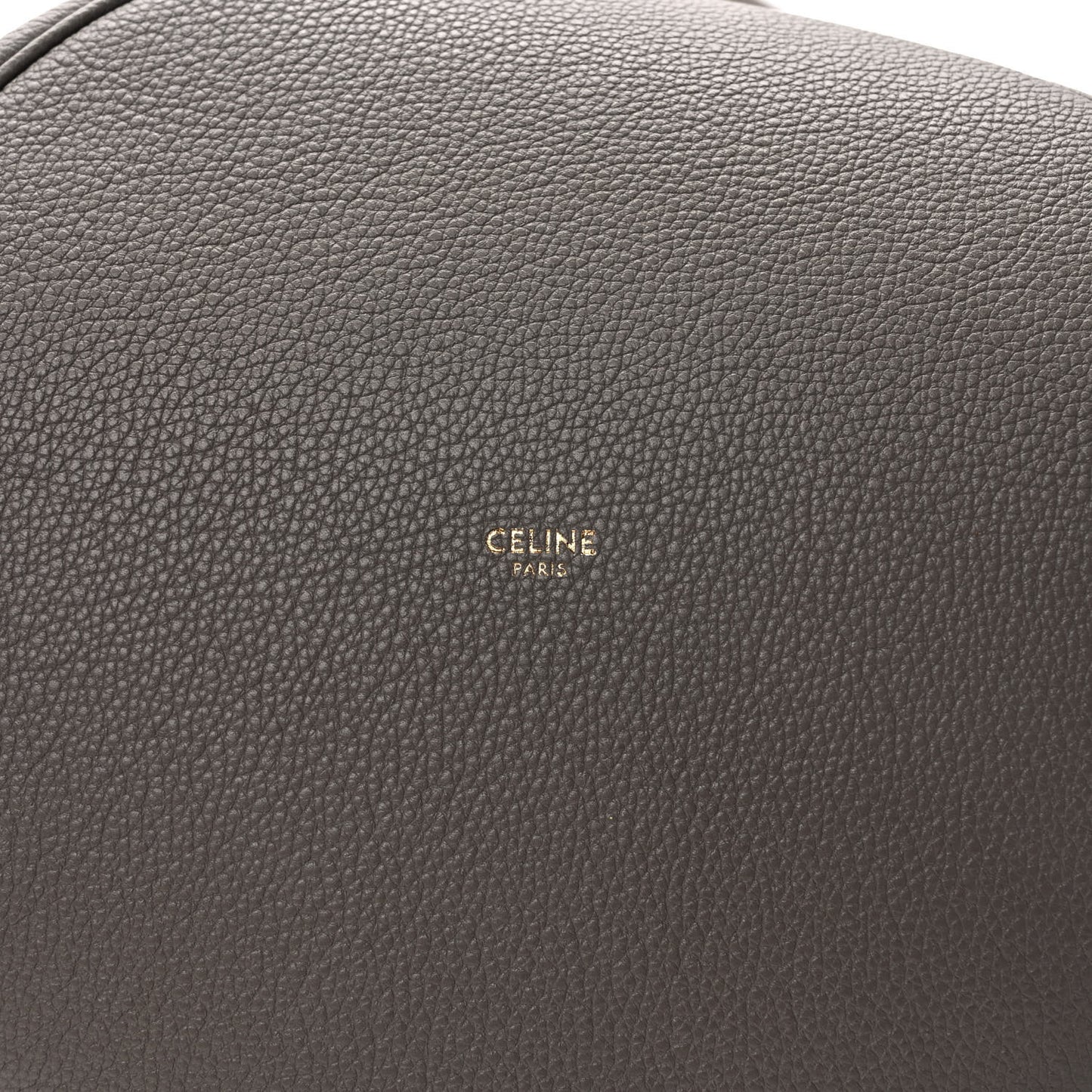 Supple Grained Calfskin Bucket 16 Bag Pebble