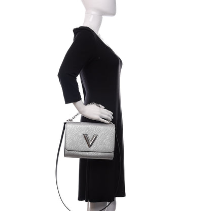 Louis Vuitton Epi Twist Shoulder Bag MM Argent 3 of 12