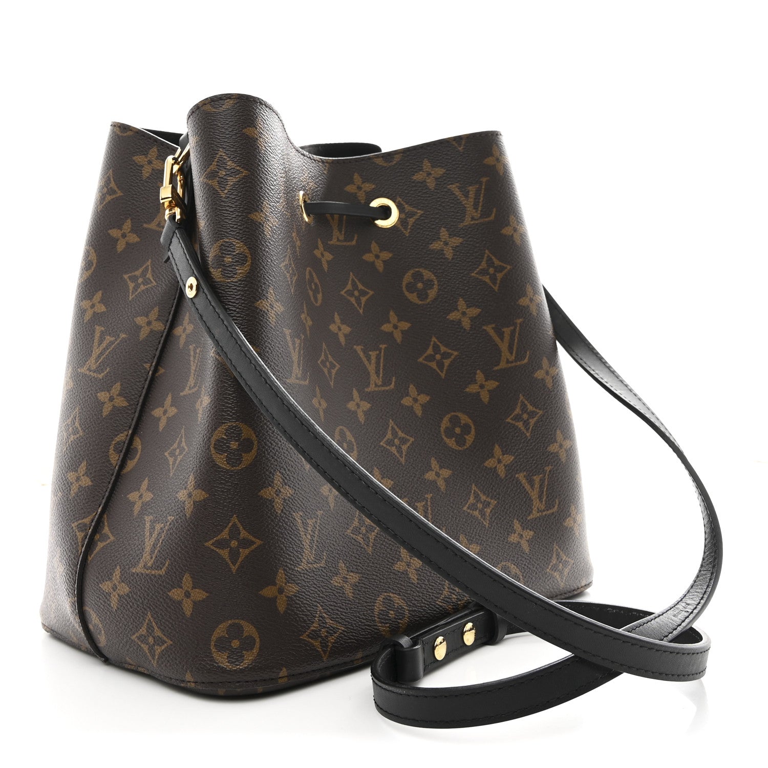 Louis Vuitton Monogram Neonoe MM Black 3 of 10