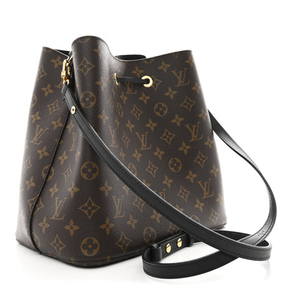 Louis Vuitton Monogram Neonoe MM Black 3 of 10