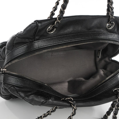 Chanel Calfskin Quilted Small Stitch It Tote Black 5 of 7