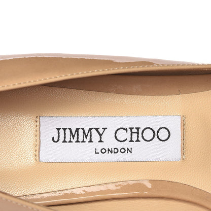 Jimmy Choo Patent Romy Flats 37.5 Nude 8 of 9