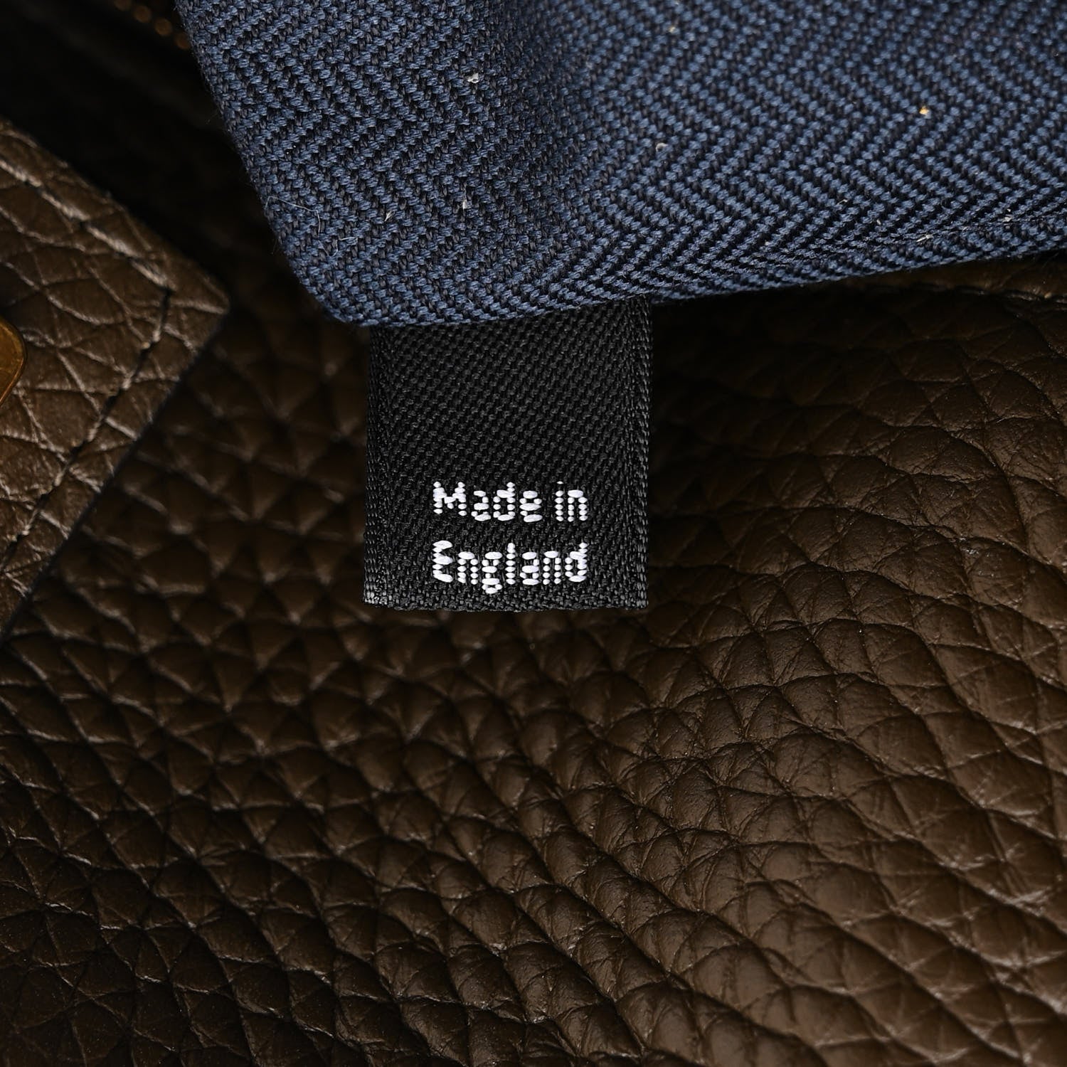 Mulberry Heavy Grain Iris Tote Olive Green 8 of 11