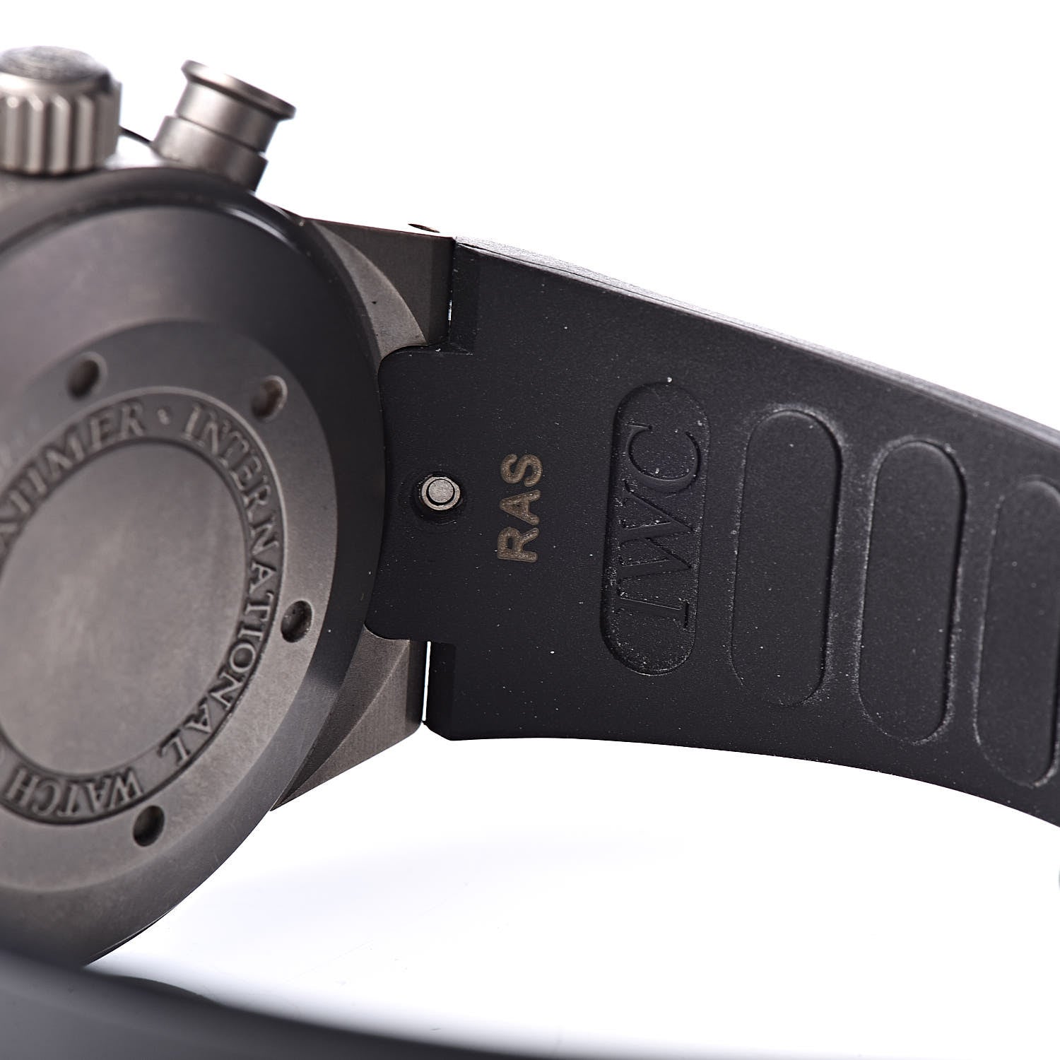 IWC Titanium Rubber 42mm Aquatimer Chronograph Automatic Watch Black IW371918 8 of 9