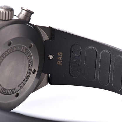 IWC Titanium Rubber 42mm Aquatimer Chronograph Automatic Watch Black IW371918 8 of 9