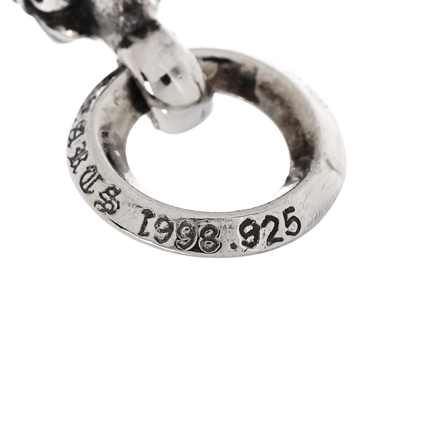 Sterling Silver Ball BS Fleur de Lis Pendant