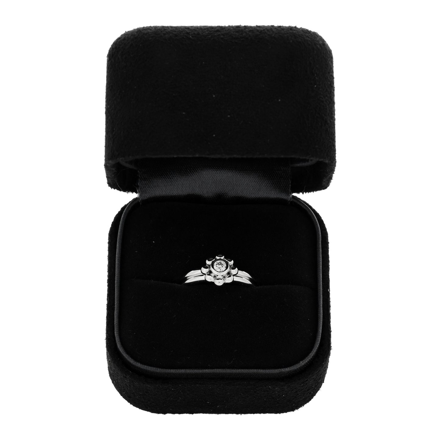 18K White Gold Diamond Paloma Picasso Jolie Flower Ring 49 5