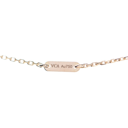 Van Cleef & Arpels 18K Rose Gold Carnelian Sweet Alhambra Heart Pendant Necklace 7 of 7