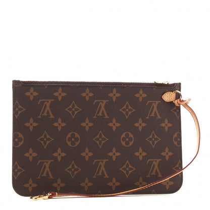 Louis Vuitton Monogram Neverfull MM GM Pochette Fuchsia 2 of 7