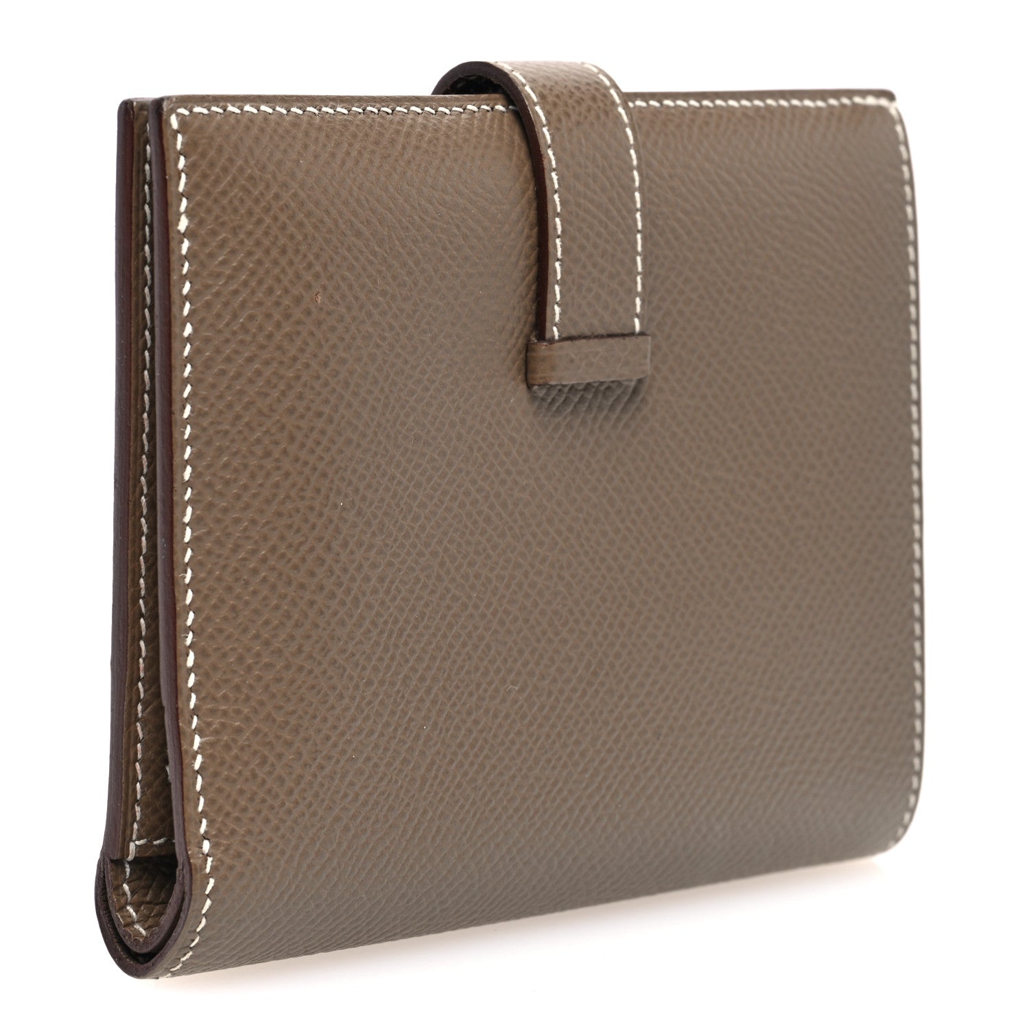 Hermes Epsom Bearn Compact Wallet Etoupe 3 of 8