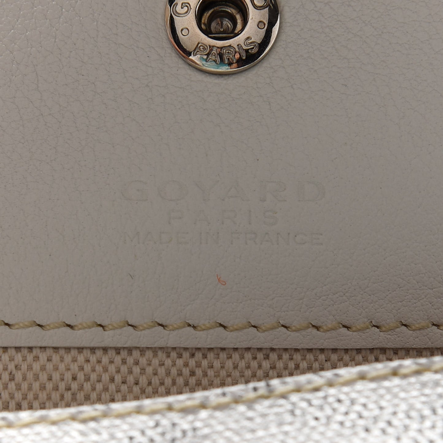 Goyardine Saint Louis PM White