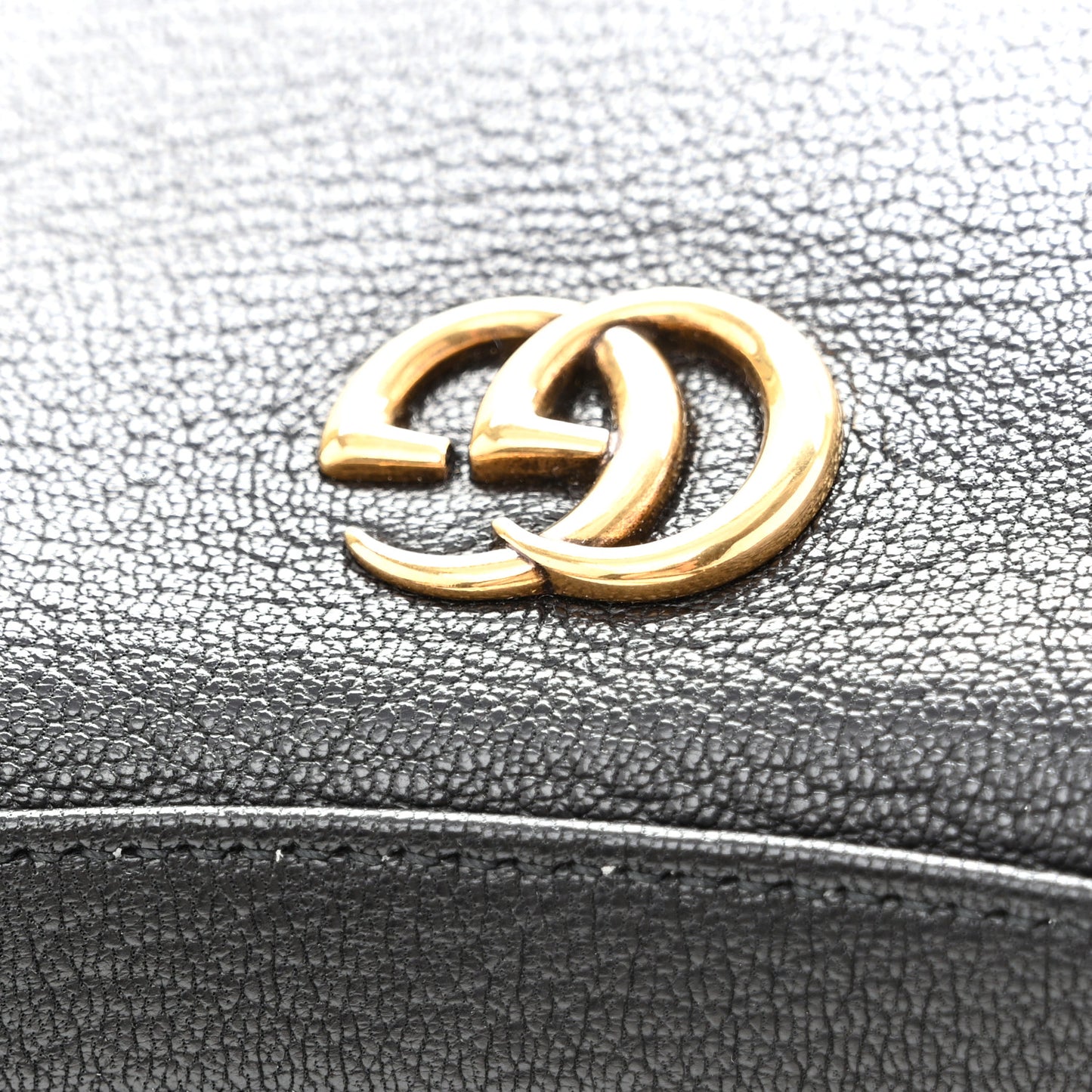 Goatskin Small Aphrodite Shoulder Bag Black