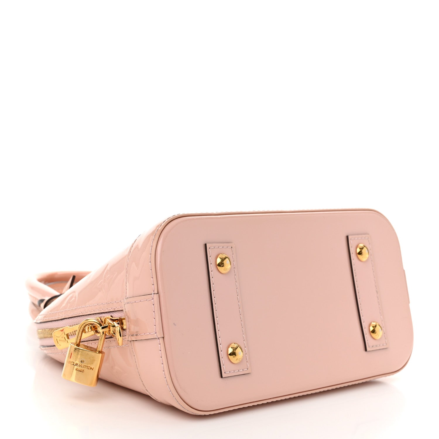 Louis Vuitton Vernis Alma BB Rose Ballerine 4 of 10