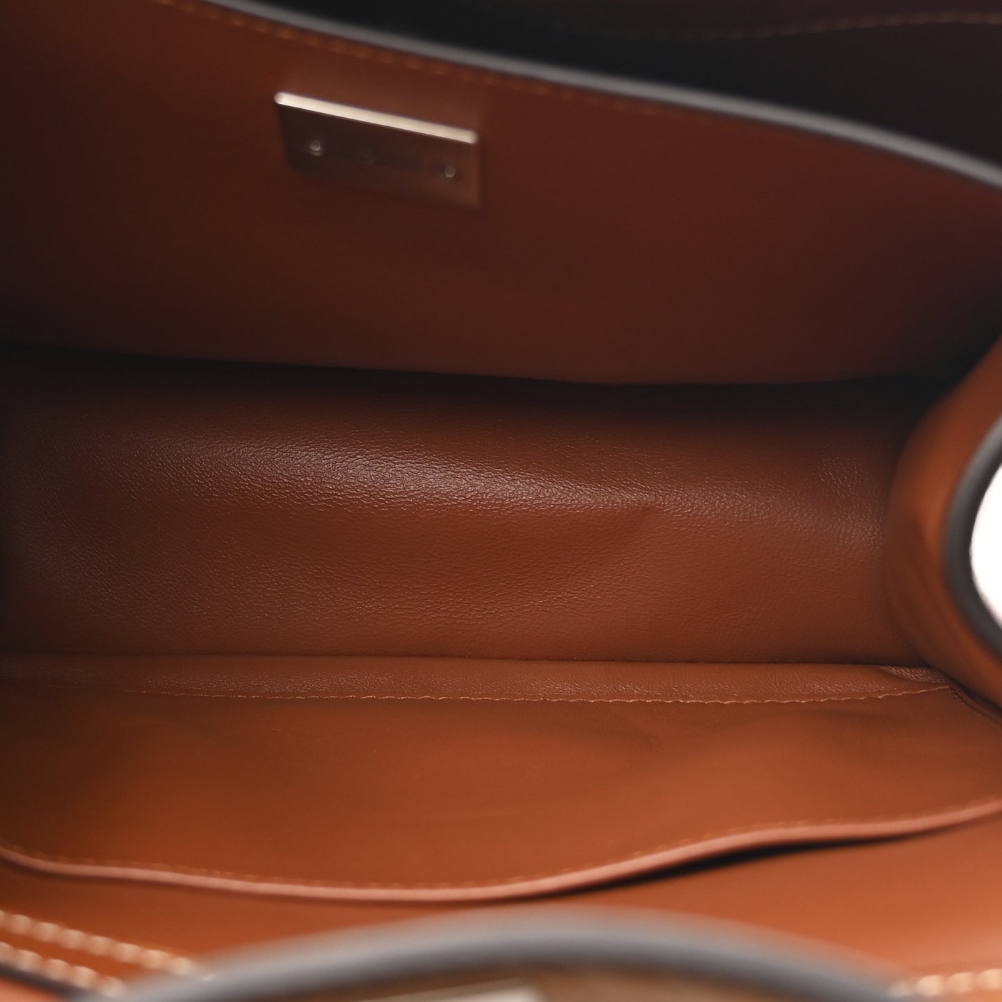Vegetable Tanned Lambskin Mini Rodeo Top Handle Handbag Tan Cowboy