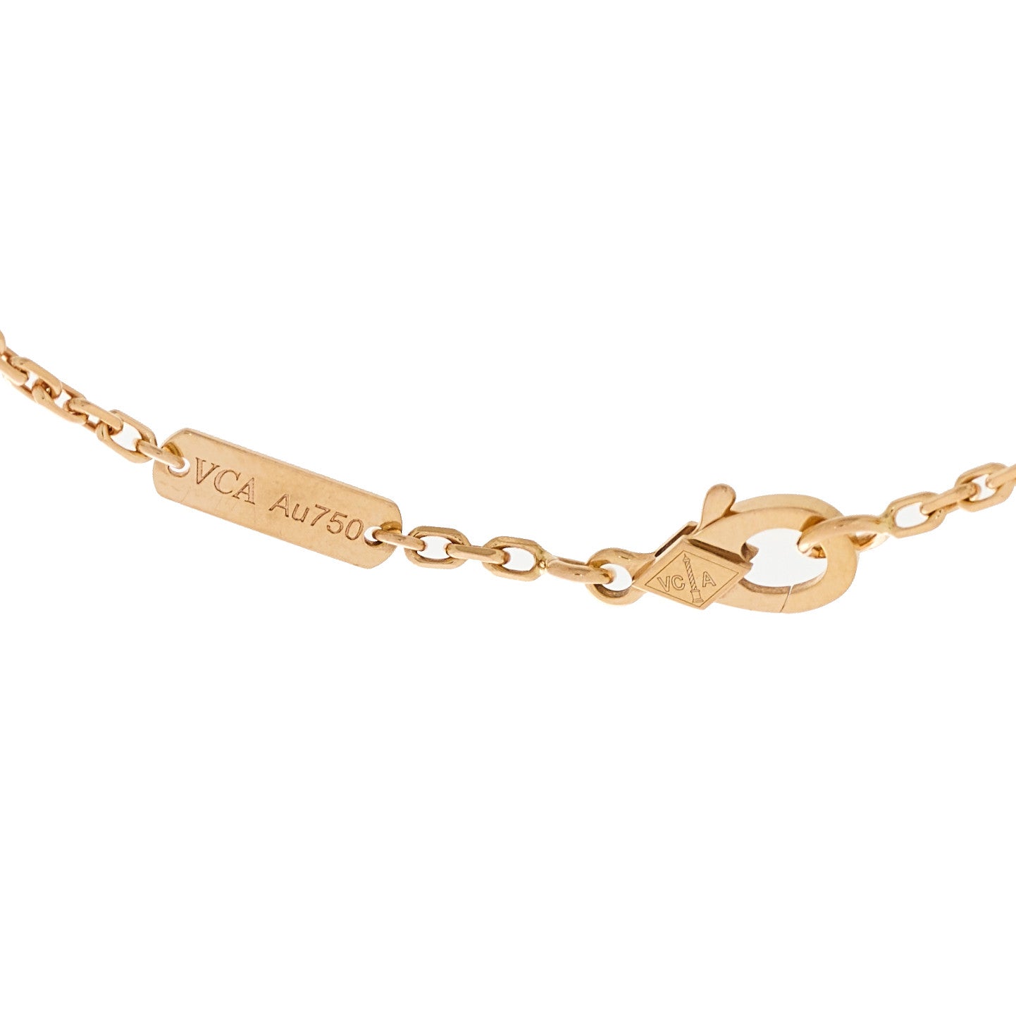 Van Cleef & Arpels 18K Rose Gold Carnelian Onyx Lucky Spring Open Wing Lady Bug Bracelet 3 of 4