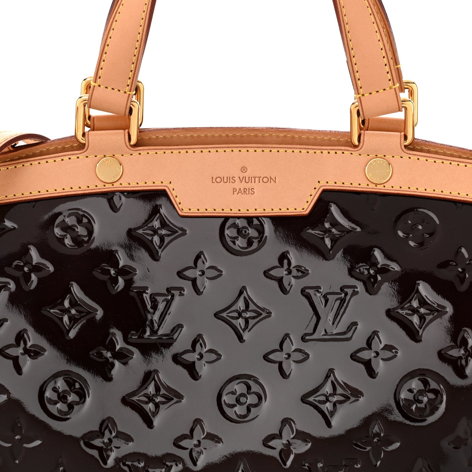 Louis Vuitton Vernis Brea GM Amarante 7 of 9