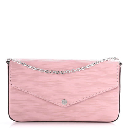 Louis Vuitton Epi Pochette Felicie Rose Ballerine 1 of 9