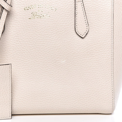 Gucci Dollar Calfskin Mini Swing Top Handle Bag Mystic White 6 of 6
