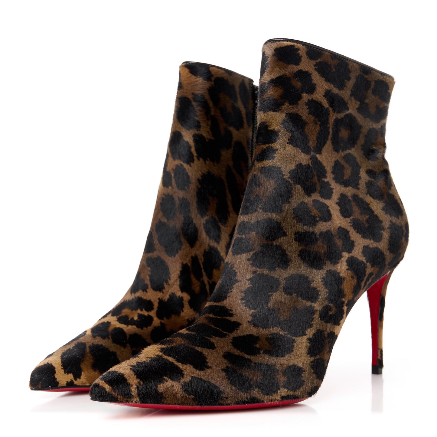 Pony Hair Leopard Print So Kate Booty 85 Ankle Boots 37.5