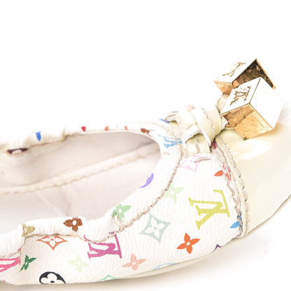Louis Vuitton Monogram Multicolor Lovely Ballet Flats 36 White 17 of 19