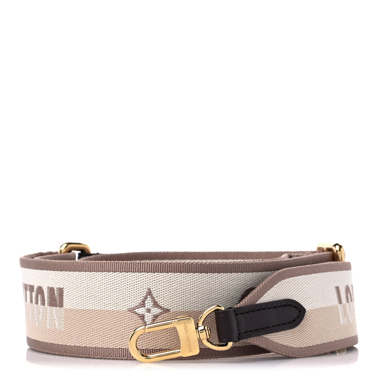 Jacquard Speedy Bandouliere 20 Shoulder Strap Beige Brown