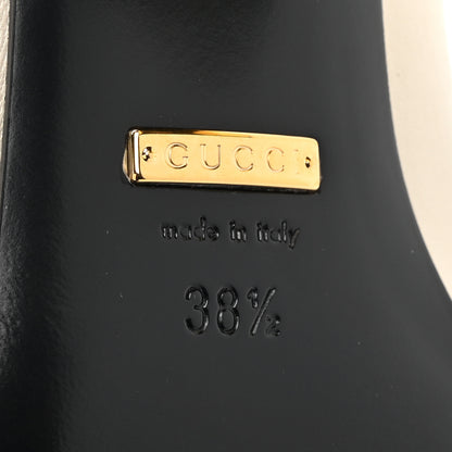 Gucci Malaga Kid Horsebit Pumps 38.5 Mystic White 6 of 13