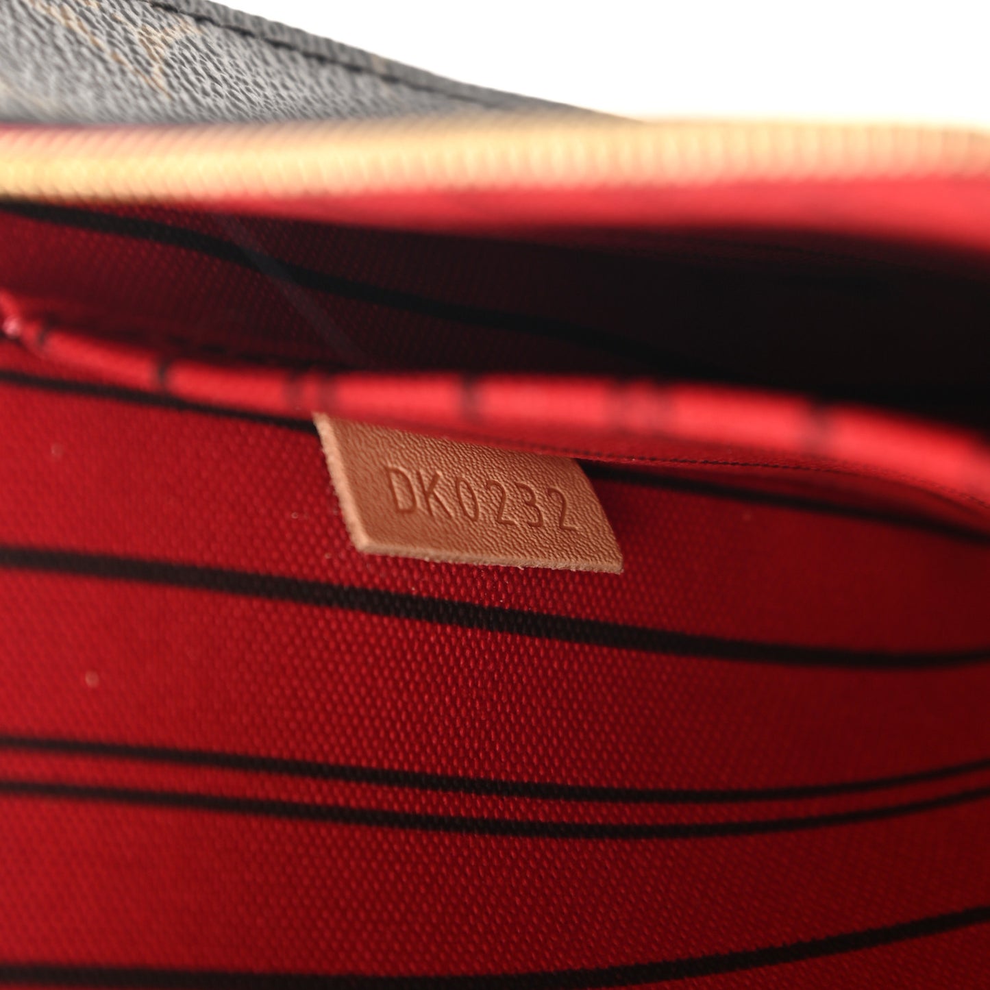 Monogram Neverfull MM GM Pochette Cherry