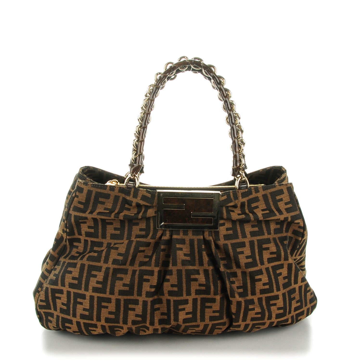 Fendi Zucca Mia Tote Tobacco 1 of 8