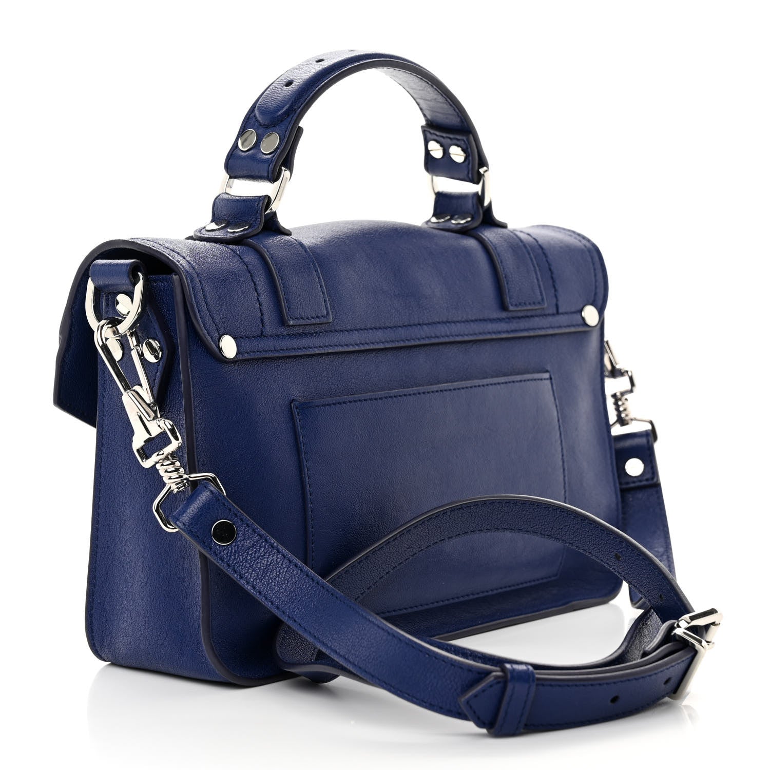 Proenza Schouler Lambskin Tiny PS1 Satchel Royal Blue 3 of 14