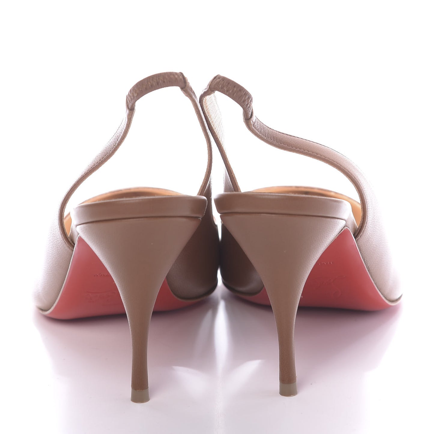 Nappa Clare Sling 80 Pumps 37 Cafe Creme