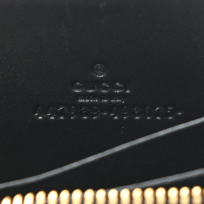 Gucci Guccissima Zip Around Card Case Black 6 of 8
