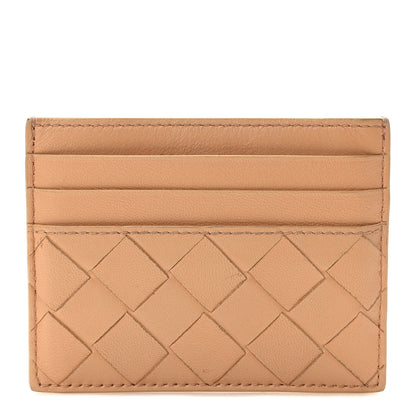 Bottega Veneta Nappa Intrecciato Card Case Camel 1 of 7