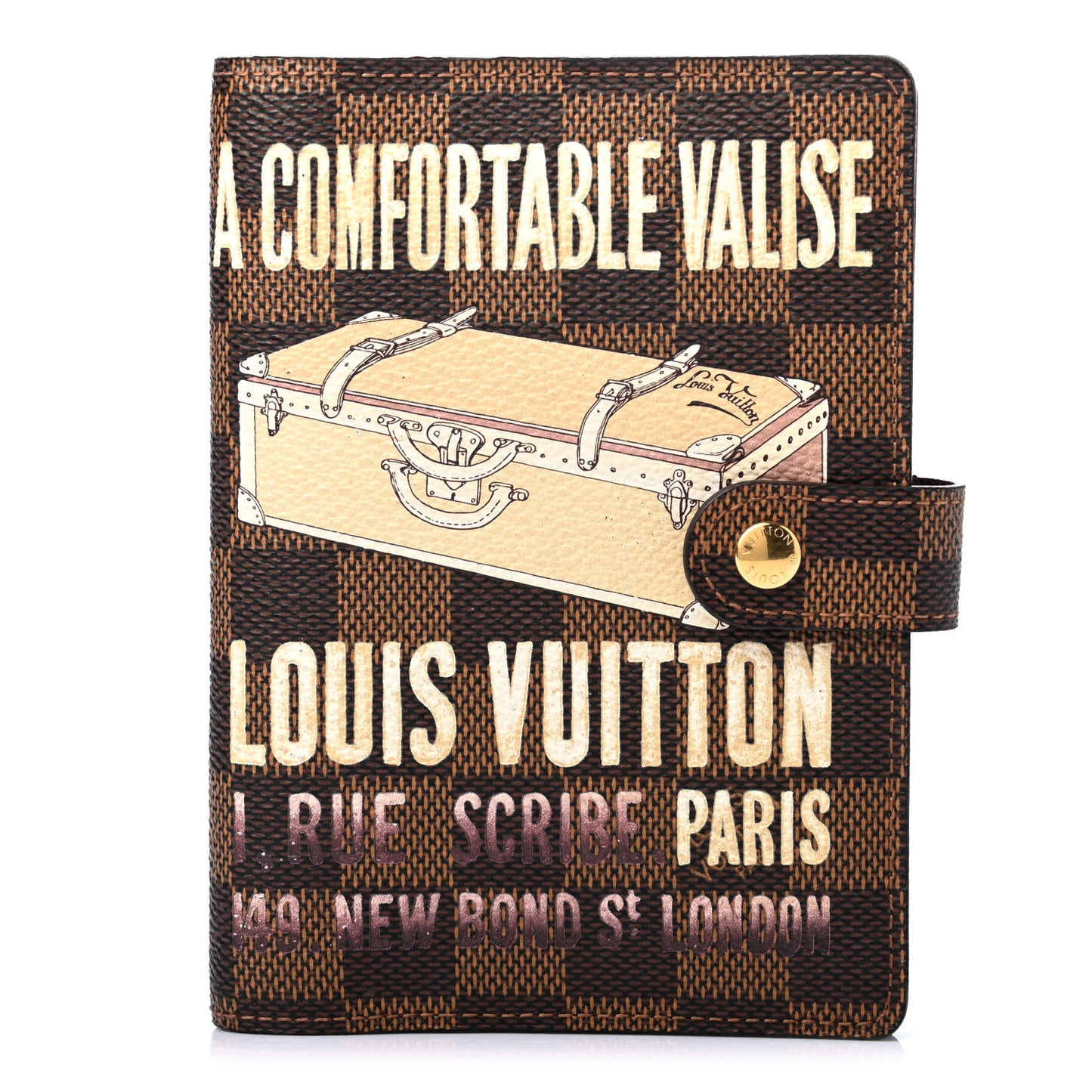 Damier Ebene Valise Small Ring Agenda Cover