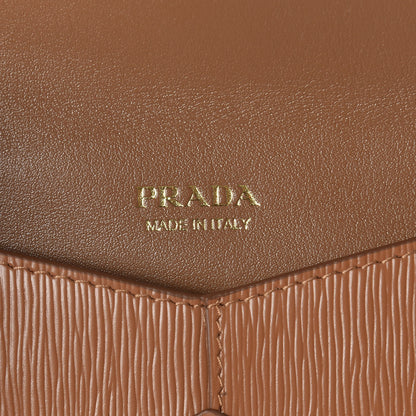 Prada Vitello Move Envelope Wallet Caramel 6 of 7