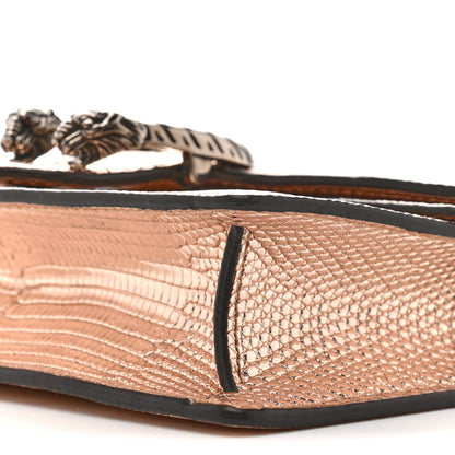 Gucci Metallic Lizard Super Mini Dionysus Bag Rame 9 of 9